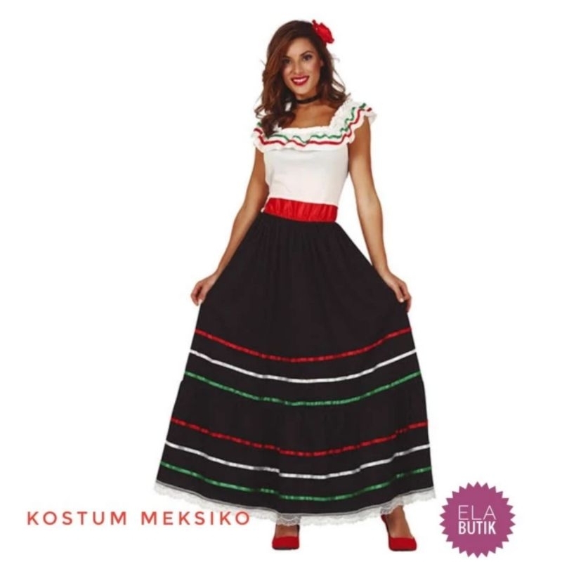 kostum meksiko-dewasa-kostum internasional-mexican