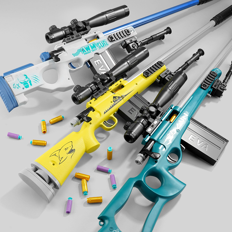 Senjata Mainan Sniper Mainan Gun AWM/702/M24/M416 Air Soft Gun Rentang 15 Juta Mainan Anak Laki Laki Mainan Edukasi