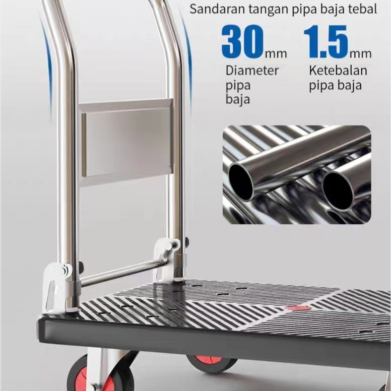 Furnibest  Troli Lipat Trolley Hand Truck Model Troli Barang