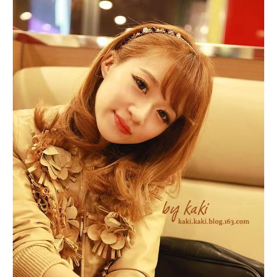 (Hello Girl)B20 Bando Wanita Diamond Metal Gaya Korea Import