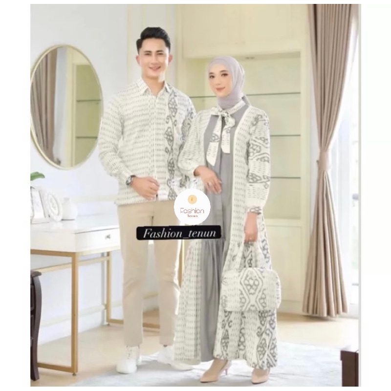 FASHION_TENUN - GHANIA DRES / DRESS LEBARAN / DRESS WANITA / MAXI DRESS / LONG DRESS / DRESS SERAGAM