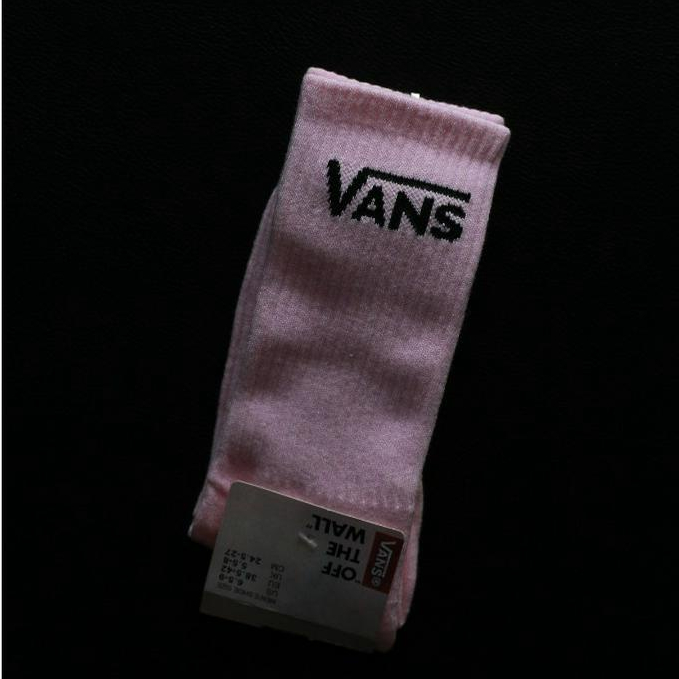 Vans Original Sock Pink Vans Logo