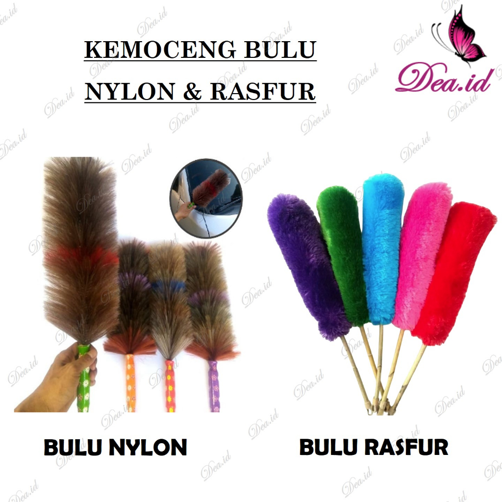 [DEASTORE] KEMOCENG BULU SINTESIS NYLON DAN RASFUR HALUS PENGHILANG DEBU PERMUKAAN - SULAK BULU SINTESIS - KEMOCENG CENDOL RASFUR NYLON PEMBERSIH DEBU