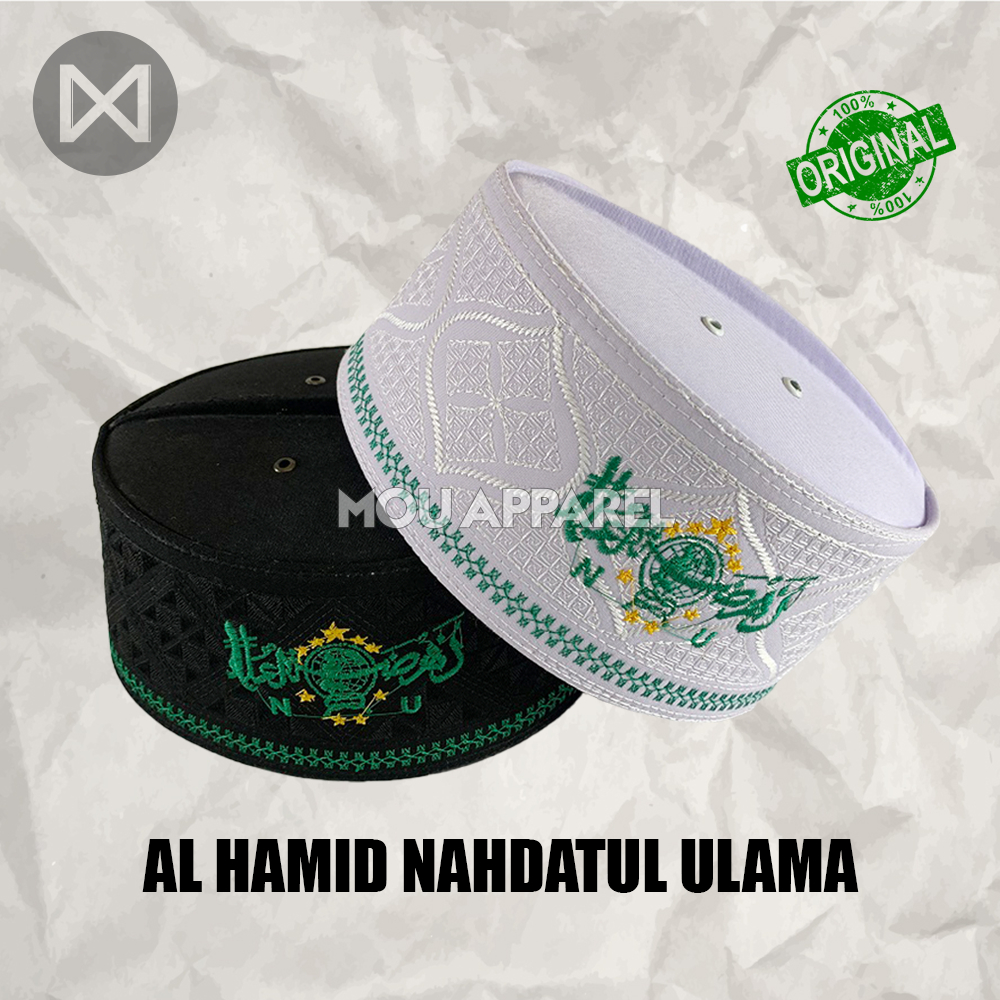 Peci Kopiah Assagofah AL HAMID NU Nahdlatul Ulama Ukuran Anak Laki Laki Dewasa Jumbo Kopeah Sholat Haji Pria Bulat Polos Hitam Putih Shalat Kopyah Asagofah Asagova Terompah Turki Logo Bordir Santri Adi Hidayat Guz Azmi Malaysia Oman Madinah Pakistan Mesir