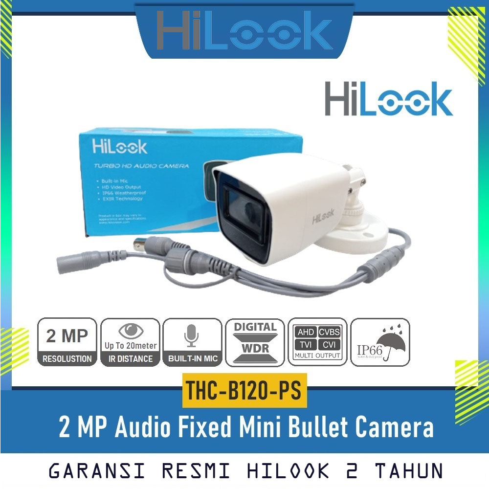 PAKET CCTV HILOOK AUDIO 2MP 2 KAMERA SIAP PASANG (REKAM GAMBAR dan SUARA) - SURABAYACCTV.ID