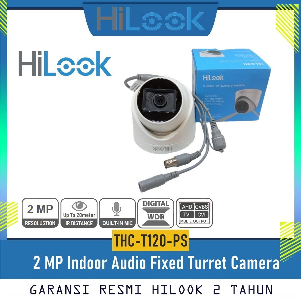 PAKET CCTV HILOOK AUDIO 2MP 3 KAMERA SIAP PASANG (REKAM GAMBAR dan SUARA) - SURABAYACCTV.ID