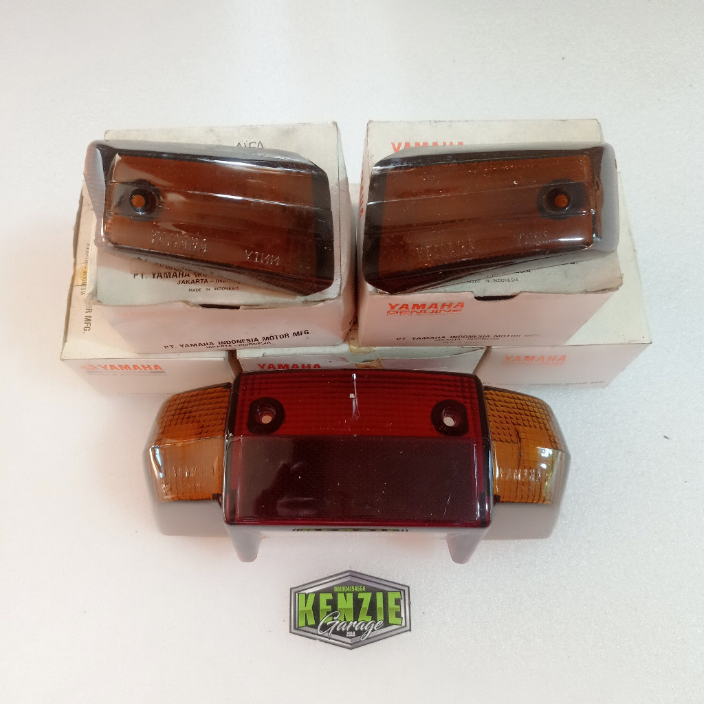 Mika Sein Depan Belakang Rem Belakang Stop Alfa IIR Champ Original Yamaha