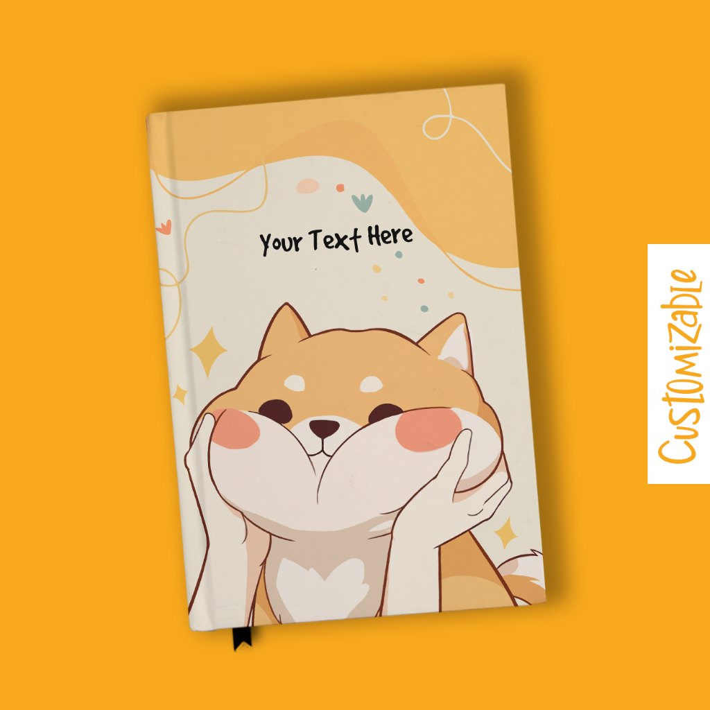 

Buku Catatan Notebook Cute Dog 2 Shiba Inu Custom Nama Agenda Jurnal Diary Hardcover A5 A6