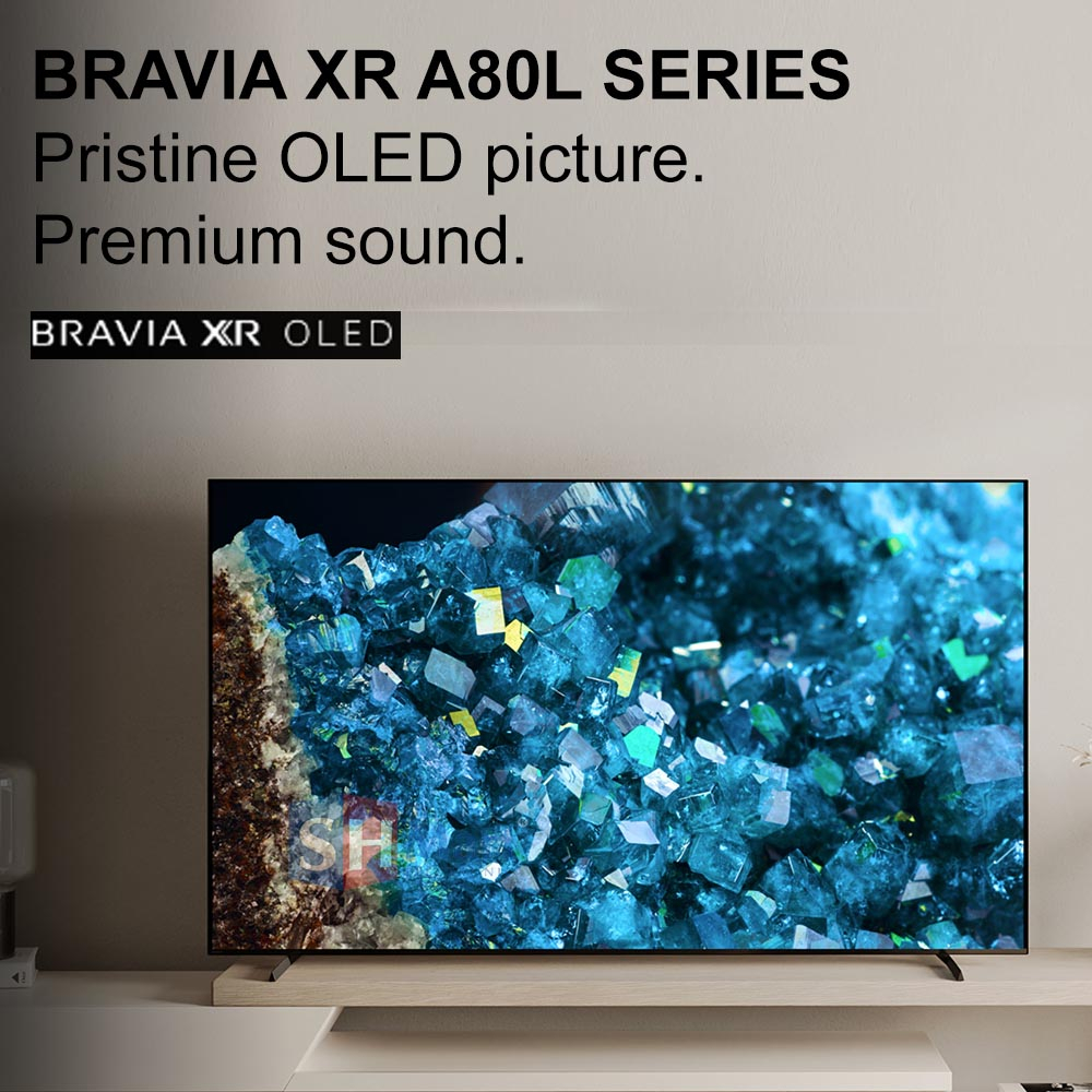 TV SONY BRAVIA 55 INCH OLED XR-55A80L / 55A80L 4K HDR GOOGLE TV NEW 2023 GARANSI RESMI