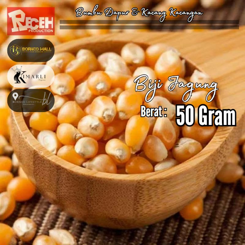 

Biji Jagung Popcorn Mentah (50 gram) / Brondong Jagung / Jagung Popcorn ex Argentina / Popcorn Jenis Butterfly