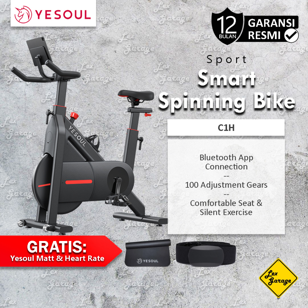 Spinning Bike Sepeda Statis Yesoul C1H Home Smart