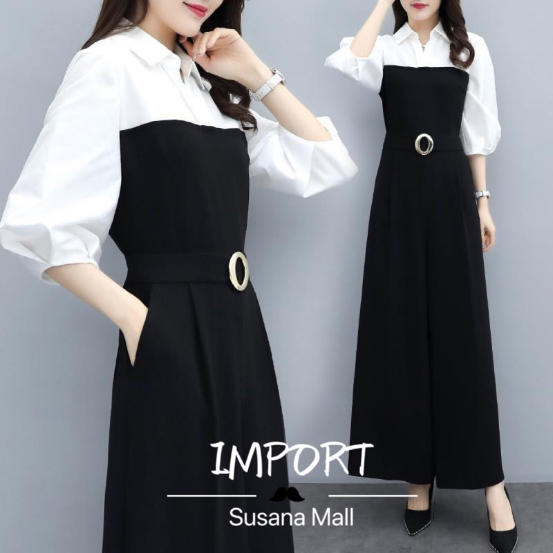 Jumpsuit Korea Style Ori Import M239