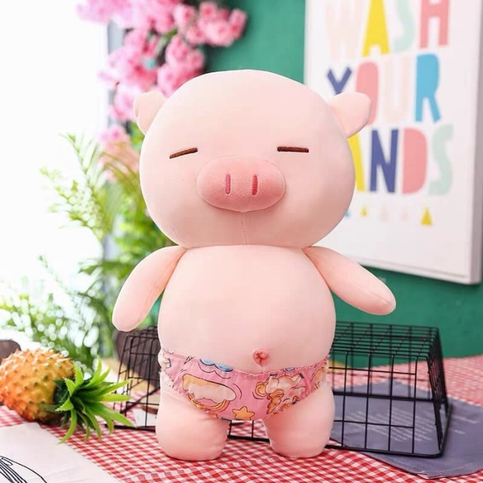 BONEKA PIG KOLOR BABI PIGGIE PANTIES PIGGY IMPOR