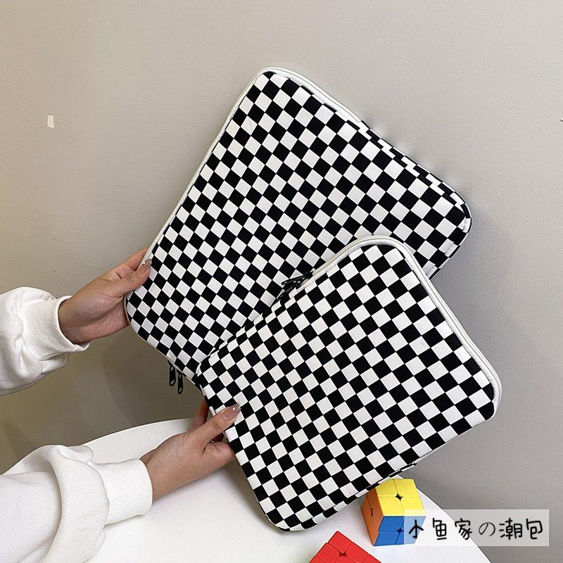 Tas Laptop 14 inch Softcase Hitam Chess Waterproof Sleeve Case