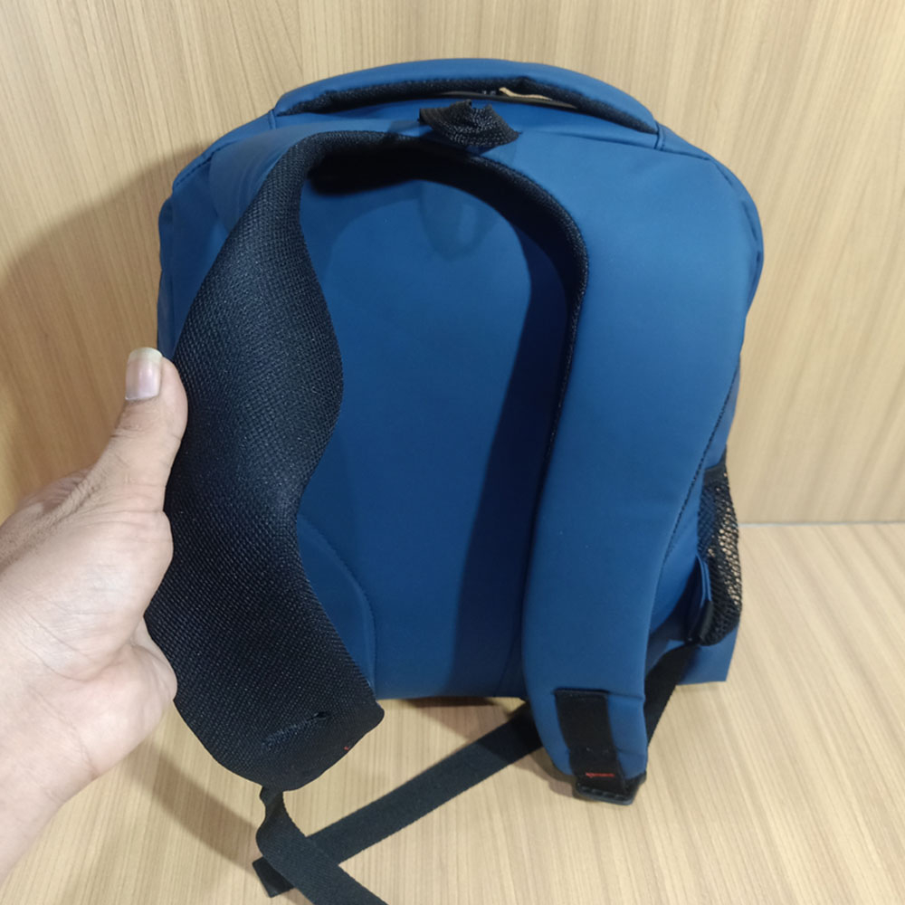 Carboni Tas Ransel Laptop 15 Inchi Tas Gendong AA000120 NAVI Original - + Raincover Balon Waterprof Material