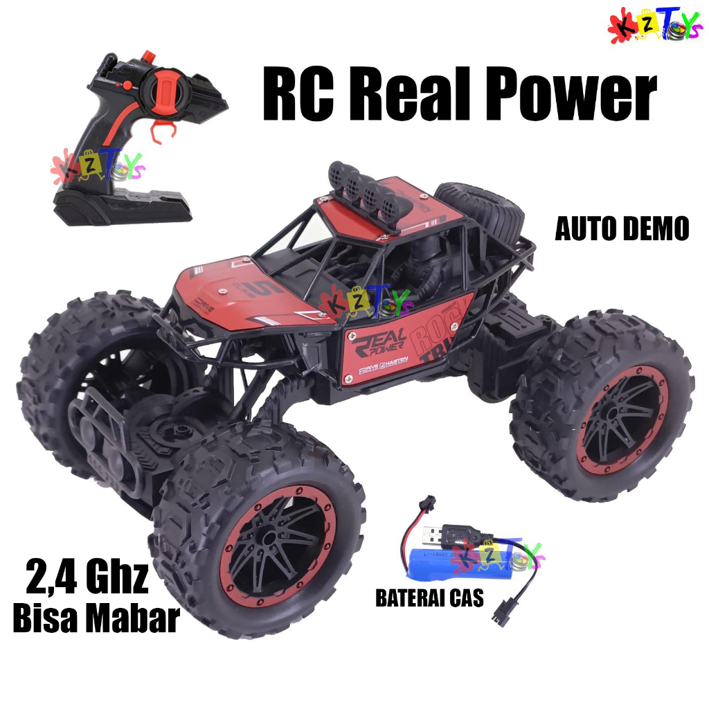 RC MONSTER ROCK CLAWLER OFF ROAD SKALA 1:16 2.4 GHZ