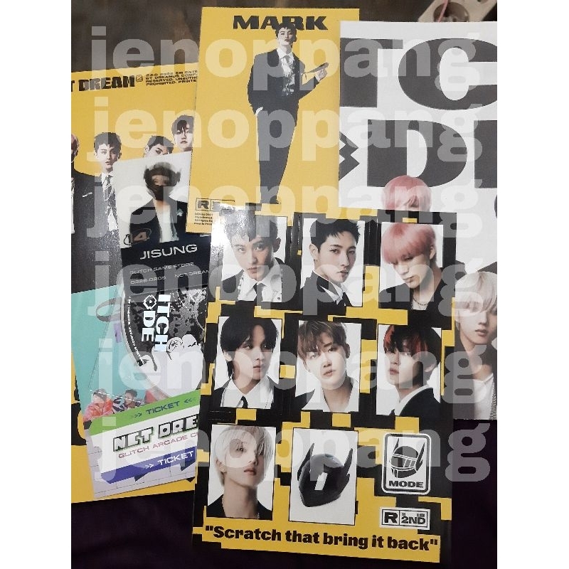 Photocard Renjun, Shotaro Universe 2021 & PC Jisung glitch mode