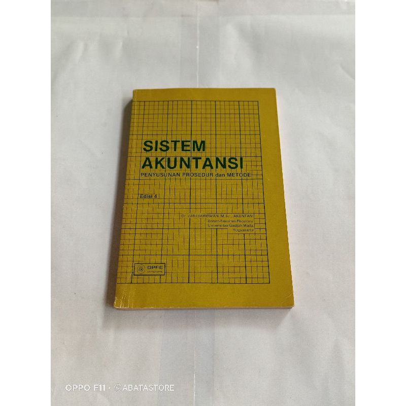 BUKU SISTEM AKUNTANSI EDISI 4 DR ZAKI BARIDWAN M SC