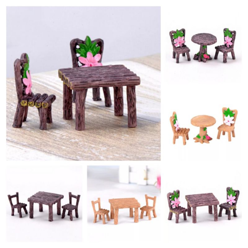 MINIATUR MEJA KURSI TAMAN