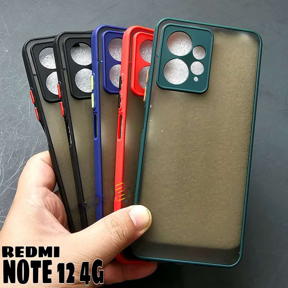 Casing MY CHOICE Bumper Aero Fuze Case My Choice Hard Case + Pelindung Kamera For Xiaomi REDMI NOTE 12 4G