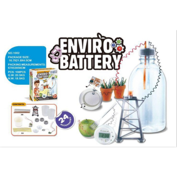 

Dijual ENVIRO BATTERY - Mainan Edukasi Eksperimen Baterai - Seri Sains Anak Murah