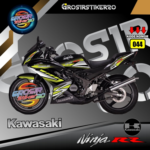 STRIPING VARIASI KAWASAKI NINJA RR / STIKER MOTOR / STIKER VARIASI