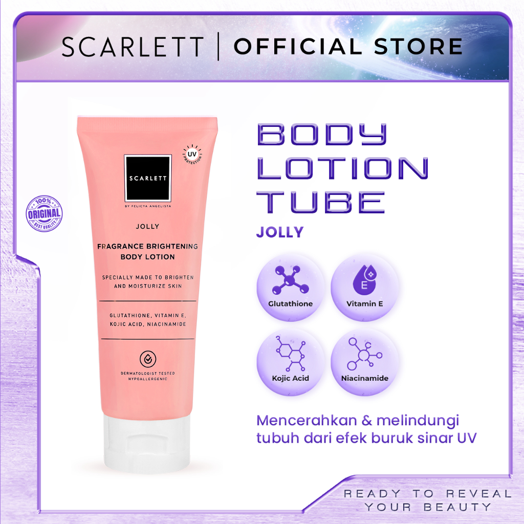 Scarlett Whitening Body Lotion Tube Bundle 2 Item