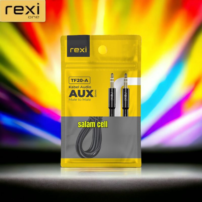 Kabel Aux REXI TF20-A 3.5mm Original Garansi Resmi