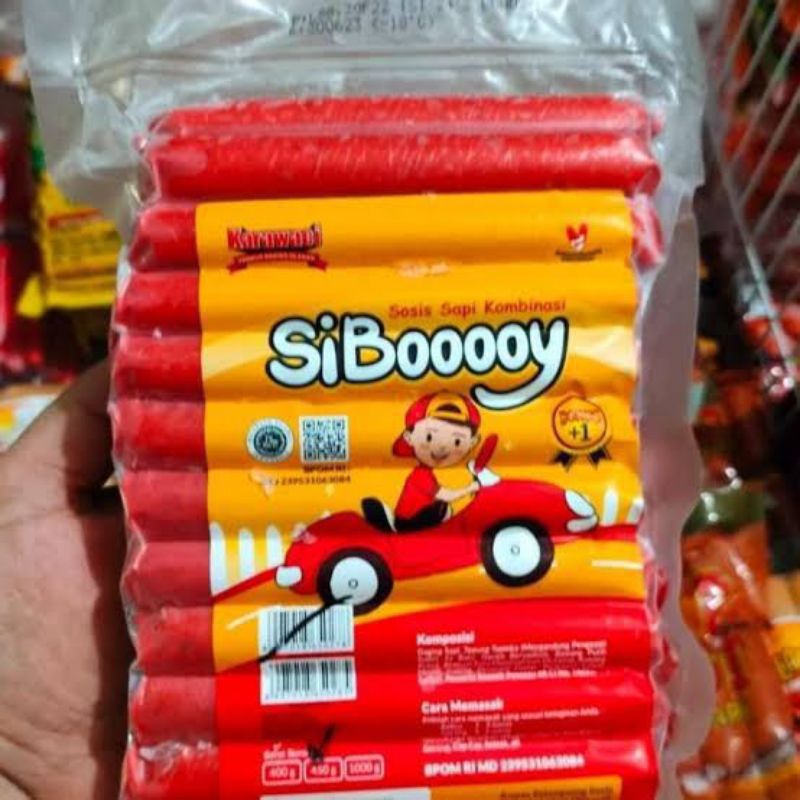 SiBooy Sosis Sapi Merah isi 25 biji