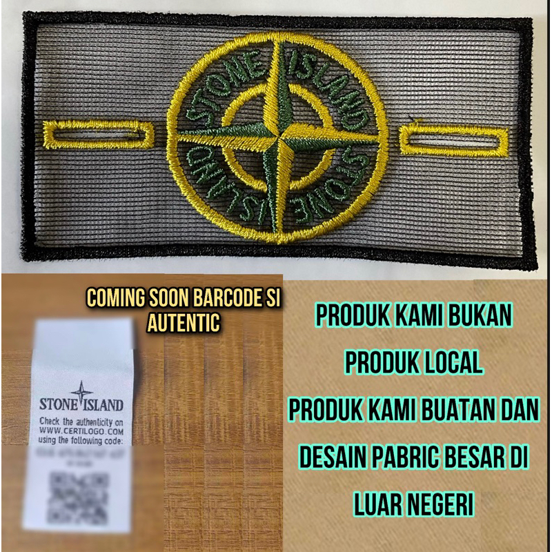 SOLDLABEL PABRIC INDUSTRI LABEL STONE ISLAND