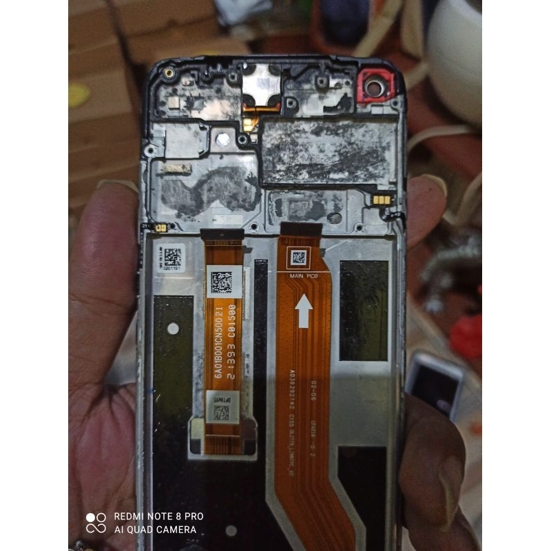 Lcd ori copotan oppo a53+frame