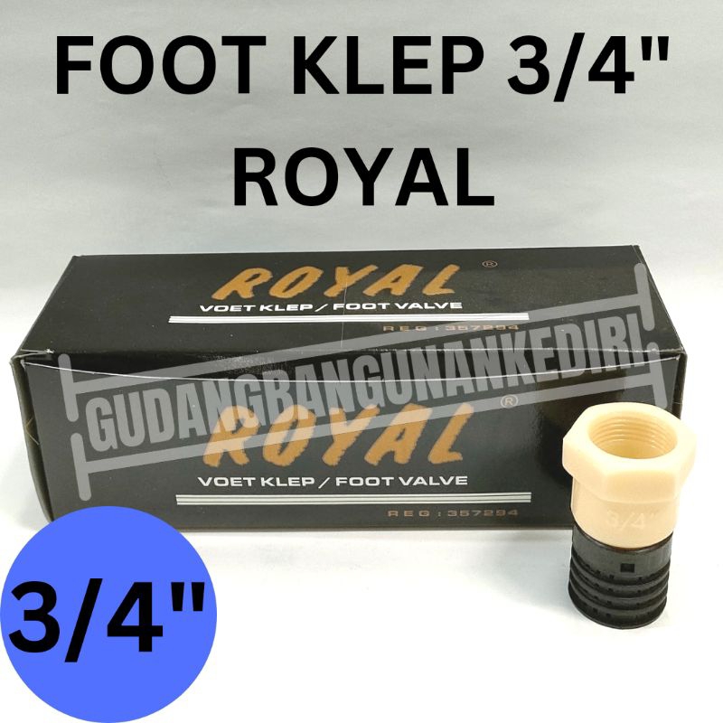 [PROMO] Foot valve foot klep voot valve voot klep voet Klep Tusen Klep 3/4 inch ROYAL