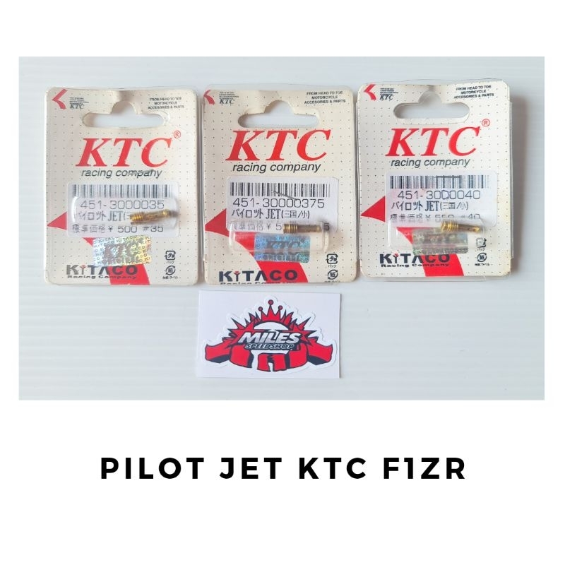 Pilot Jet KTC F1ZR Ukuran 30 & 40