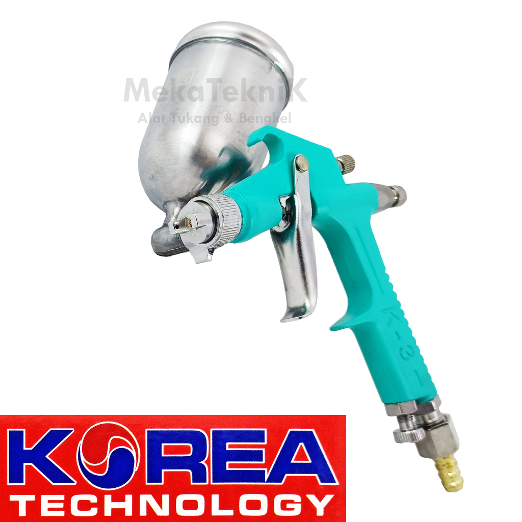 SPRAY GUN K3 NRT-PRO KOREA TECHNOLOGY / ALAT SEMPROT CAT 200CC / SPRAY GUN TABUNG ATAS KECIL R3