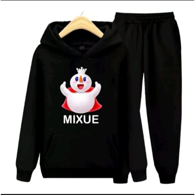 PROMO HODDIE ANAK PEREMPUAN TERLARIS MOTIF MIXUE 1-5 TAHUN