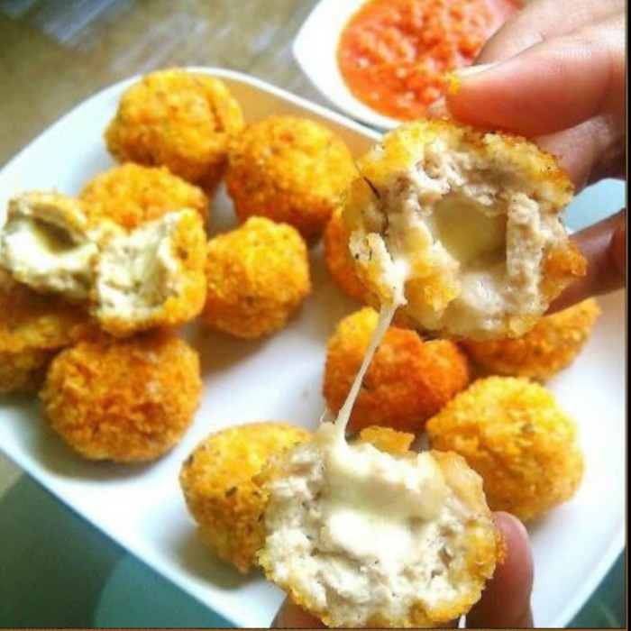 

Chicken Chese Bites MCD Cheese 1kg M*D Premium Nugget Resto Frozen Food