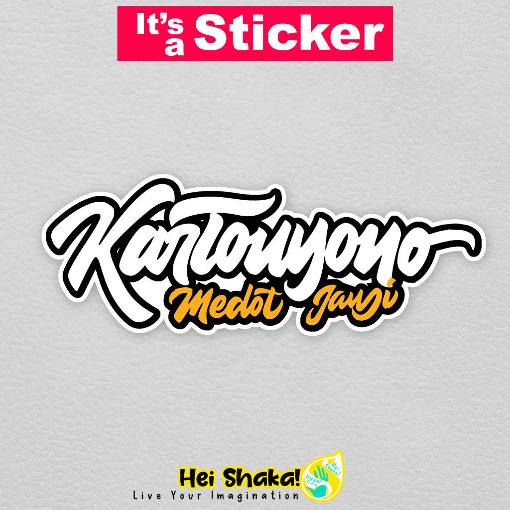 

Heishaka Stiker Kartonyono Medot Janji Denny Caknan Sticker Lagu Jawa Vinyl Anti Air