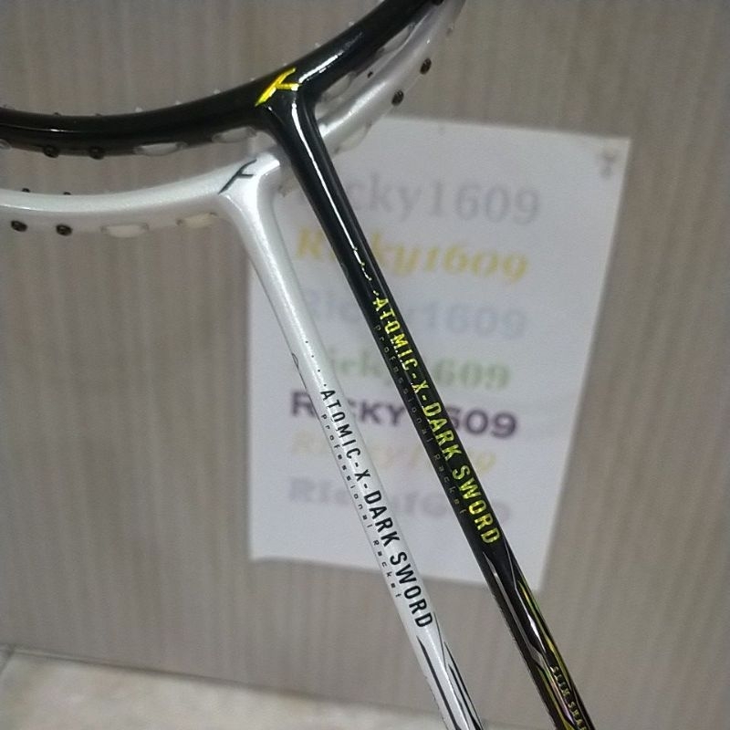 RK RAKET BADMINTON HUNDRED ATOMIC-X DARK SWORD / HUNDRED ATOMIC-X BLACK KNIGHT (HEAD HEAVY - 38 LBS