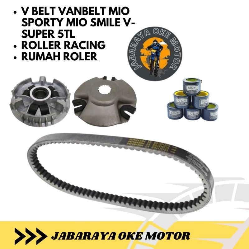 V BELT VANBELT MIO SPORTY MIO SMILE/RUMAH ROLLER/ROLLER RACING