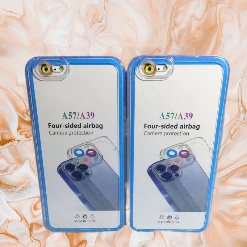 Softcase case slikon kondom bening terbaru type Hp Oppo A57/A39 CLEAR BAG SPACE TPU pelindung camera