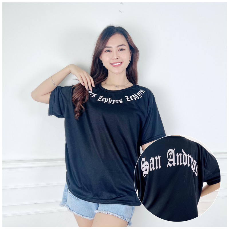 AFI - EC - Kaos Oversize Wanita San Andreas (LD 106, P 65)