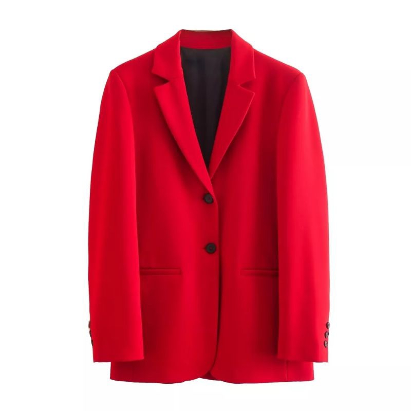 blazer merah wanita / jas merah wanita / blazer merah cewe / jas merah cewe