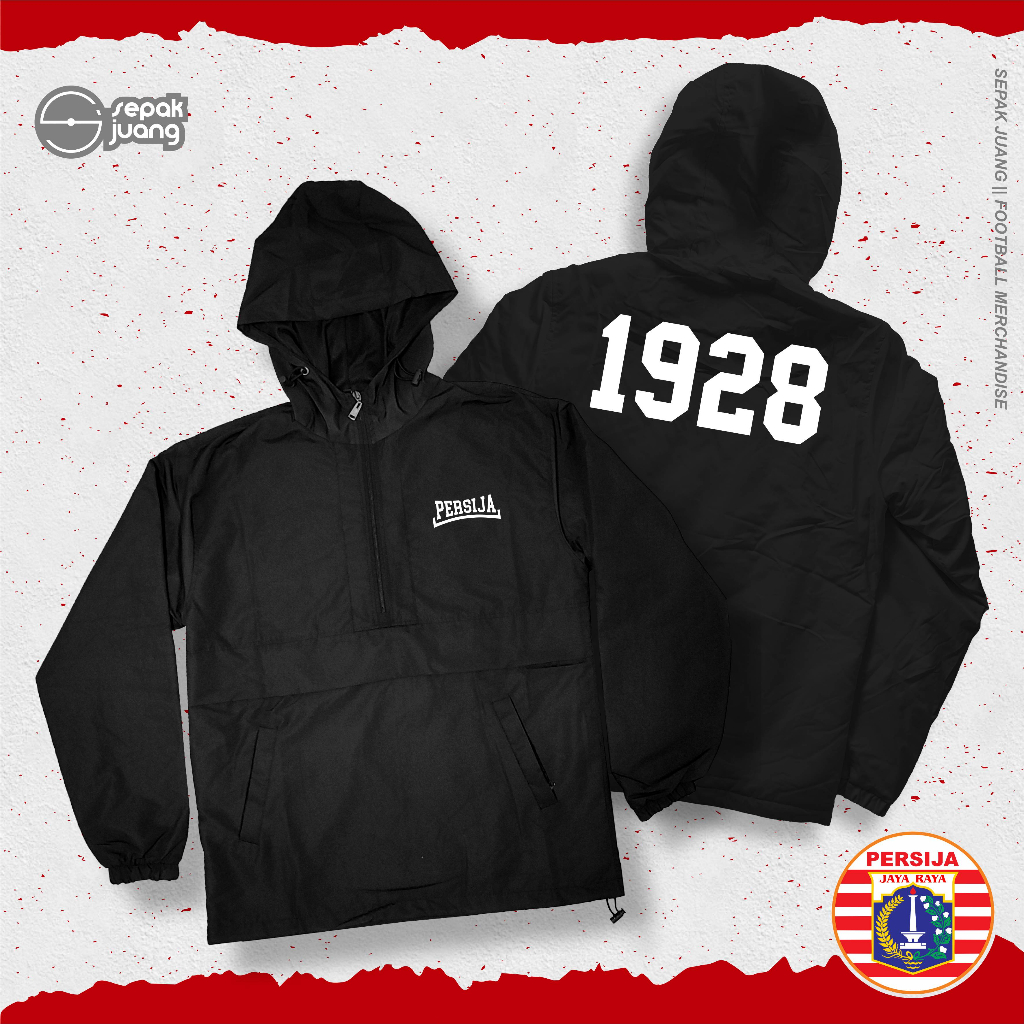 Jaket Cagoule Persija Jakarta / JK DX-22 / Macan Kemayoran / The Jak Mania 1928