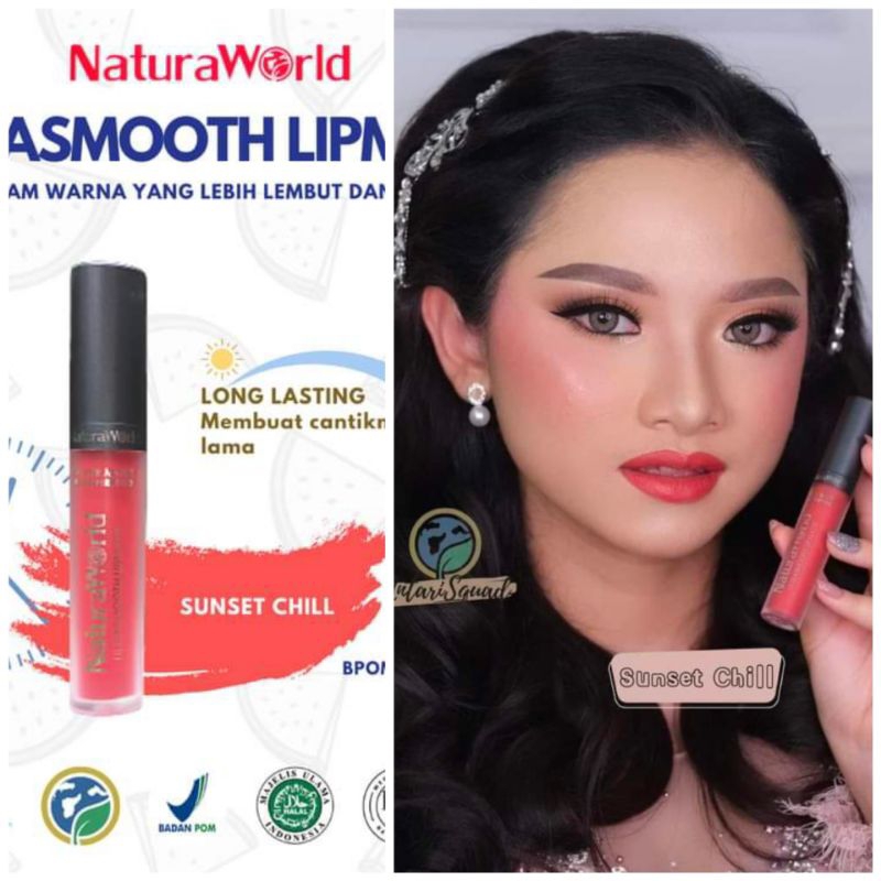 NaturaWorld Lipmatte Sunset Chill/Lipmatte Best Seller/Lipmatte Sultan