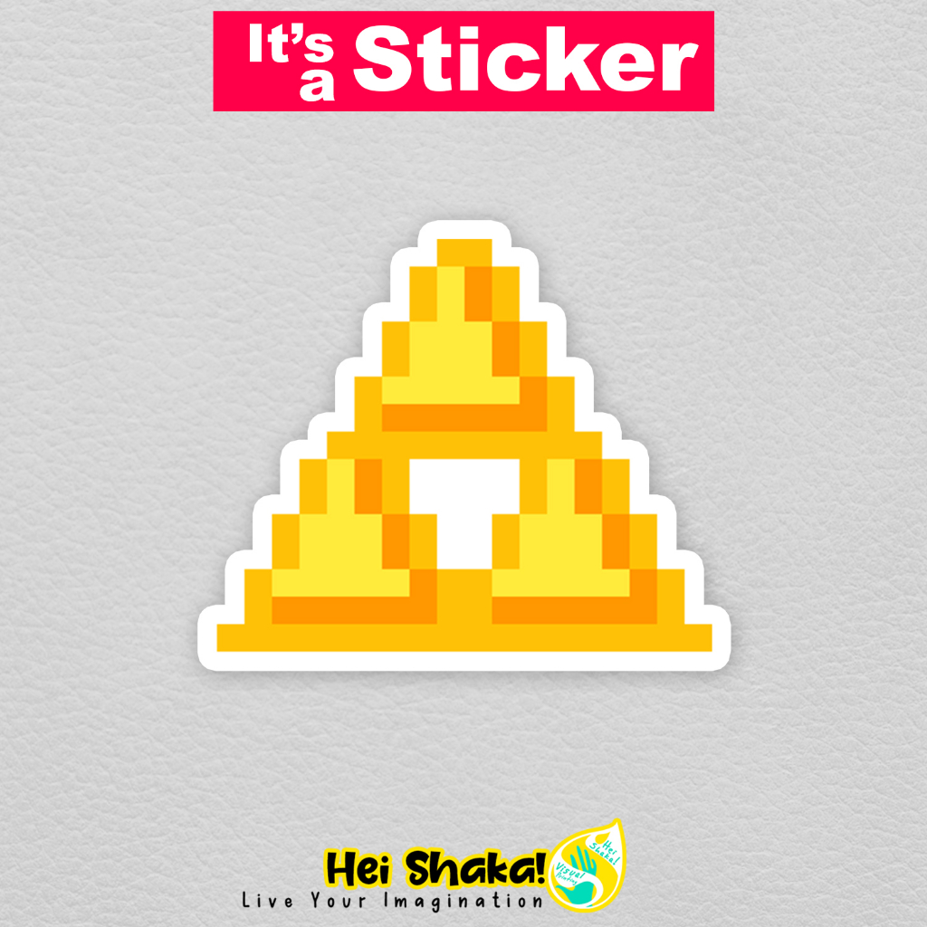 

Heishaka Stiker Triforce Zelda Link Classic Sticker Gamer Gaming Vinyl Anti Air