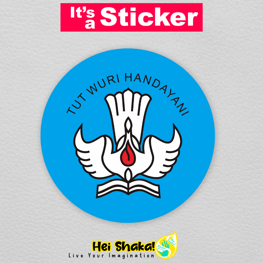 

Heishaka Stiker Tutwuri Handayani Logo Sticker Pendidikan Vinyl Anti Air