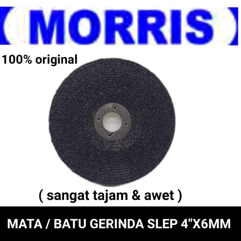 mata batu gerinda slep 4&quot;x6mm morris