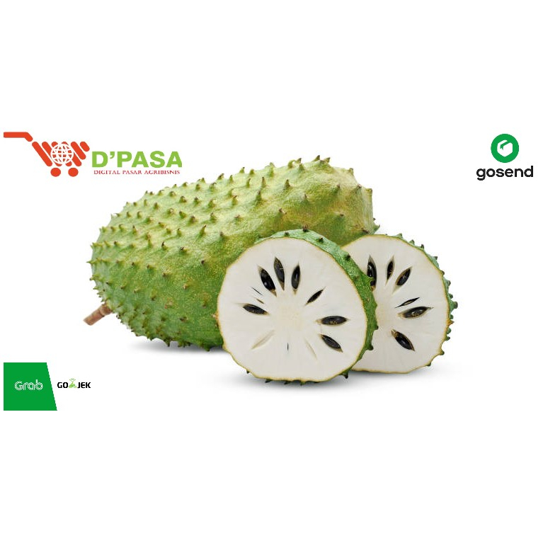 

KIRIM INSTAN Buah Segar Sirsak Utuh 1Kg Buah Segar Jus Sehat Fresh
