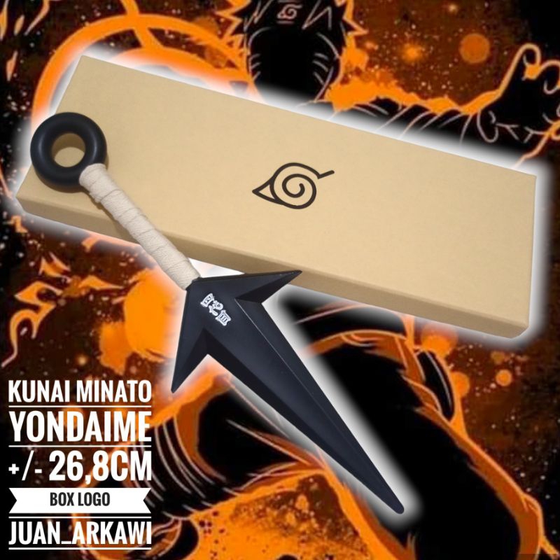 Mainan kunai plastik minato yondaime cosplay naruto
