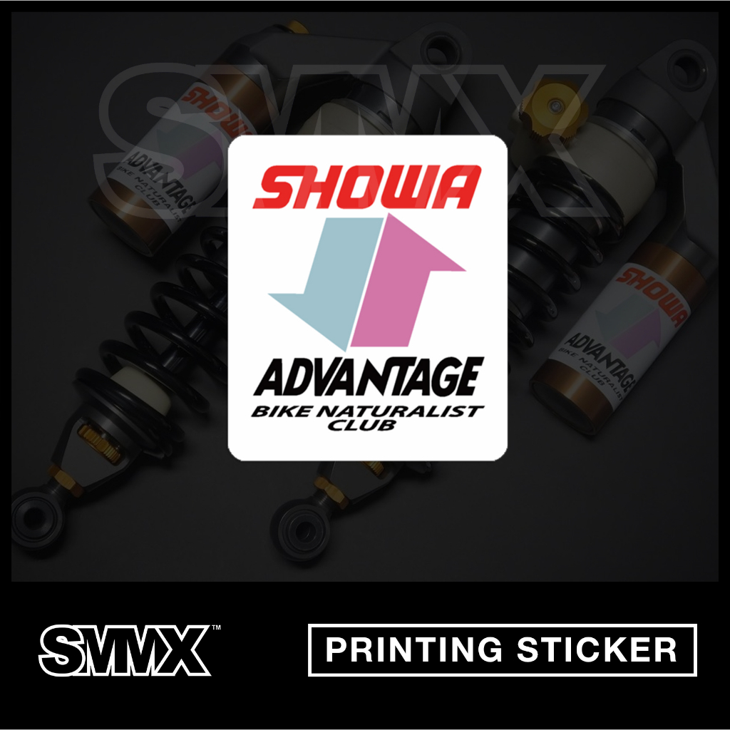 Sticker Stiker Shock Showa Advantage